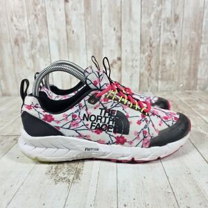 The North Face Fastfoam Womens 7 Trail Running Shoes Cherry Blossom Floral Pink